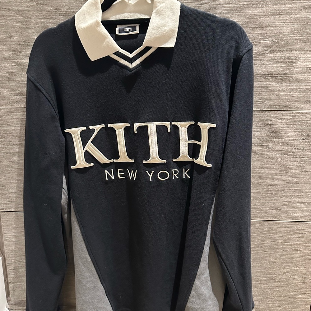 Kith Pique Long Sleeve Tap Polo